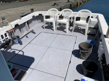 後方デッキ写真